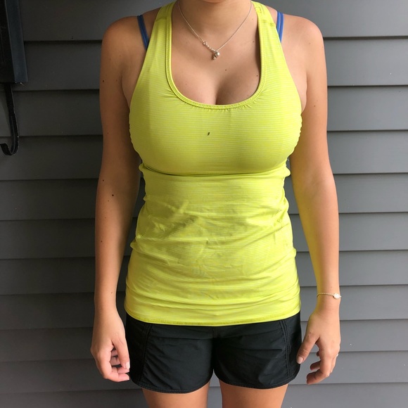 lululemon athletica Tops - Lululemon neon yellow/ green tank